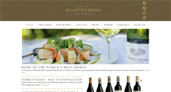 Desktop Screenshot of hartenbergestate.com